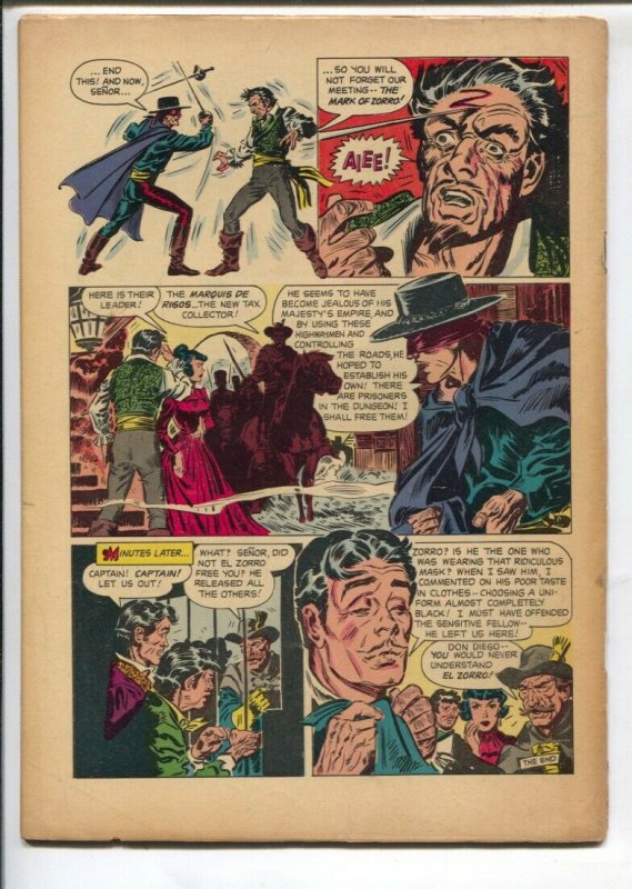 Hand of Zorro-Four Color Comics #574 1954 Dell-Everett Raymond Kinstler art-J...