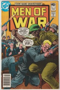 Men Of War #25 (Feb 1980, DC), G-VG condition (3.0), Gravedigger featured