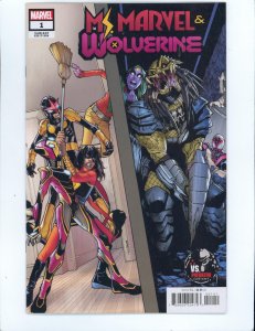 Ms. Marvel & Wolverine #1 Humberto Ramos Predator Variant