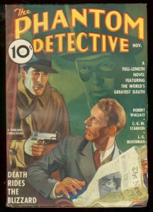 Phantom Detective--November 1936--Pulp Magazine--Thrilling--FN