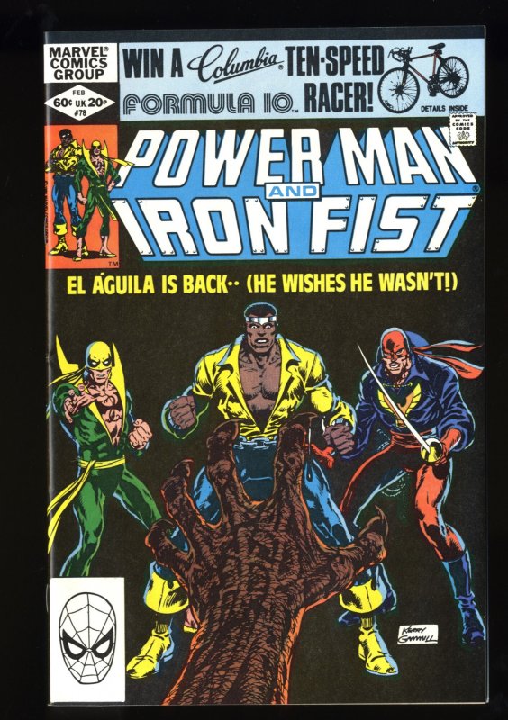 Power Man and Iron Fist #78 VF/NM 9.0 3rd Sabretooth!