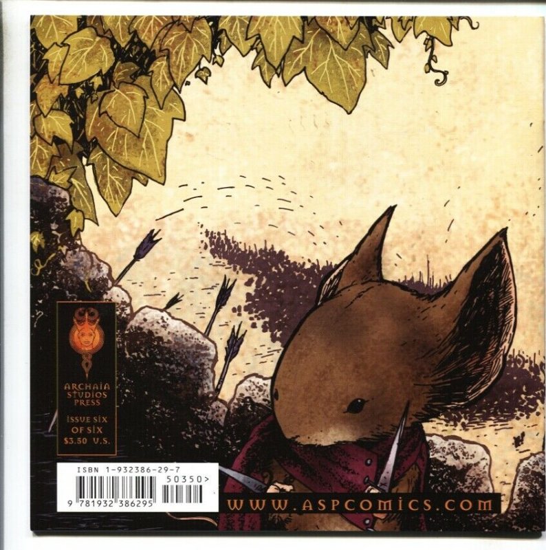 Mouse Guard #6-2006-David Petersen NM- 