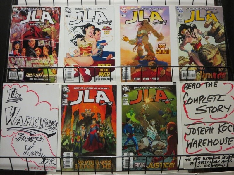 JLA CLASSIFIED (2005-2008) 1B,2-54  the COMPLETE great writer/artist teams