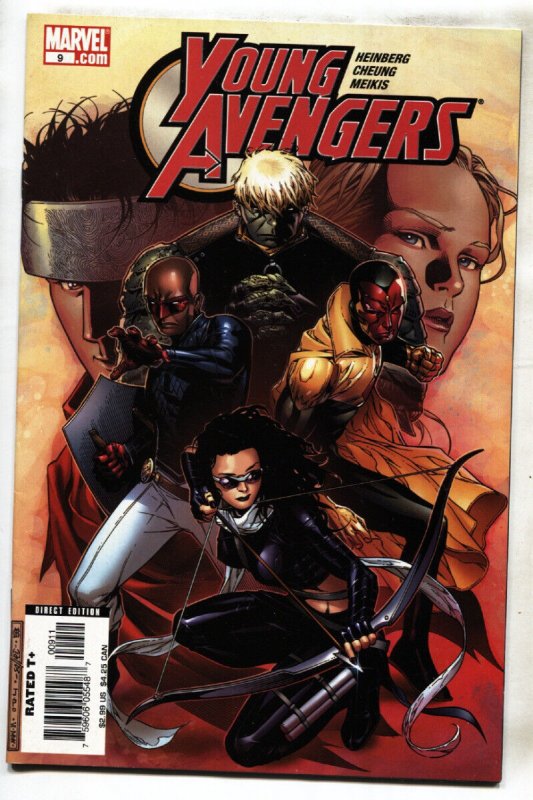 Young Avengers #9-2005 MARVEL comic book Kate Bishop