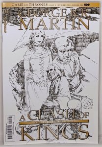 Game of Thrones A CLASH OF KINGS #1 Mel Rubi B&W Variant Cover Dynamite Comics