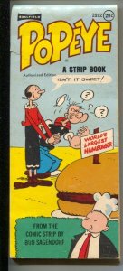 Popeye #2912 1968-Saalfield-Bud Sagendorf-unusual format-comic reprints-VG