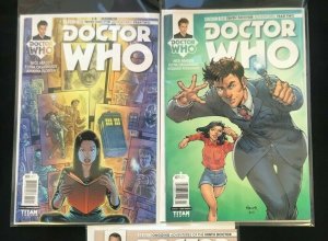 DR WHO #3x2, 7 3PC LOT (FN/VF) 9TH & 10TH DOCTORS!! 2015-16