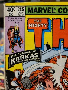 Thor #285 (Jul 1979) Eternals - Karkas, Ikarus, Thena, Sersi