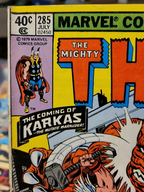 Thor #285 (Jul 1979) Eternals - Karkas, Ikarus, Thena, Sersi