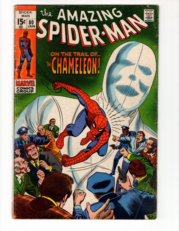 Amazing Spider-Man #80 (VG-) The Chameleon! ID#44P