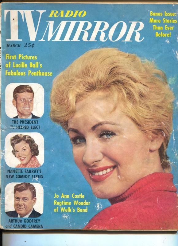 TV Radio Mirror-Jo Ann Castle-Nanette Fabray-Bud Collyer-March-1961