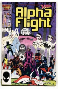 ALPHA FLIGHT #33--comic book--MARVEL --1st LADY DEATHSTRIKE