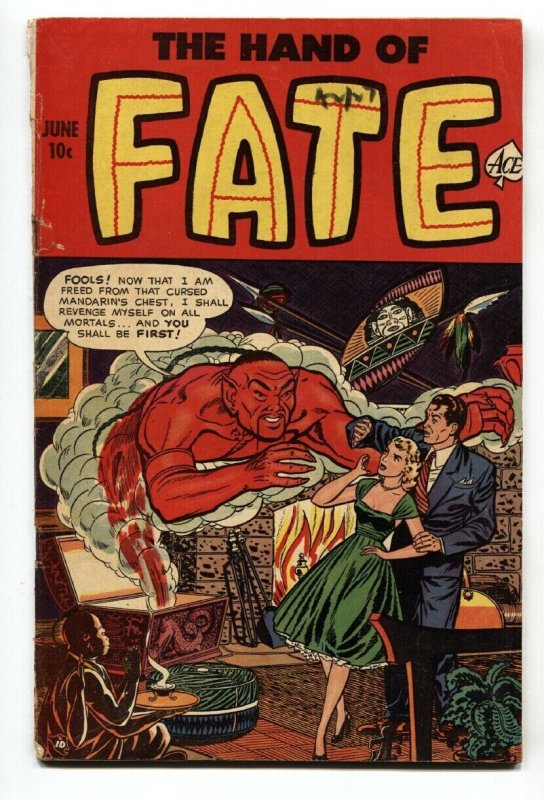 HAND OF FATE #11 Pre-code horror- GENIE COVER-Violence