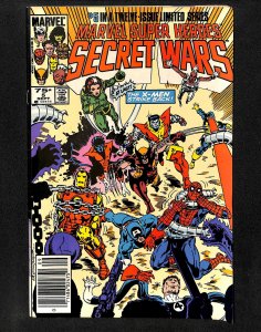 Marvel Super-Heroes Secret Wars #5 X-Men!  Spider-Man!