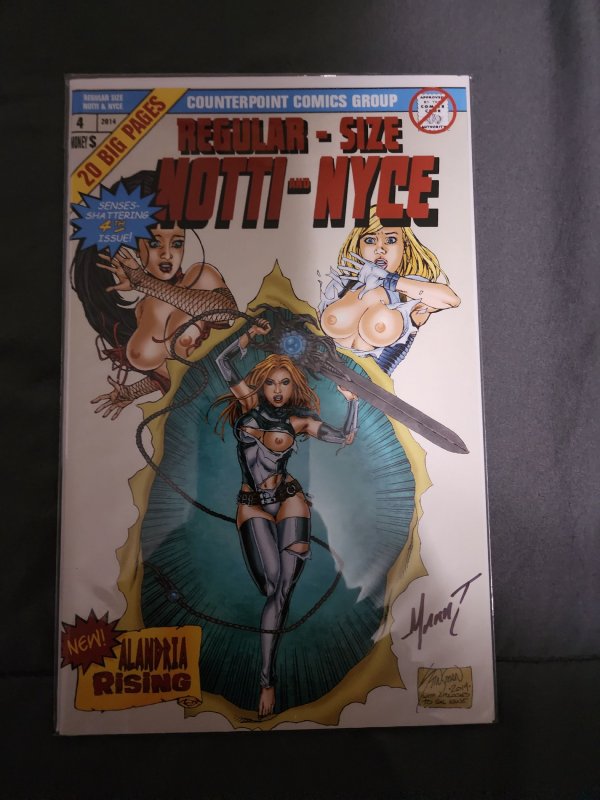 Notti and Nyce Nude Edition 4 Xmen Signed