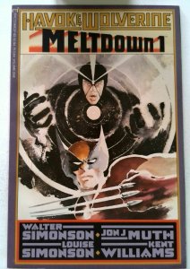 Havok and Wolverine Meltdown #1 Marvel 1988 VF/NM Copper Age Comic Book