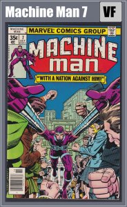 Machine Man 7 (1978) VF Bronze Age Marvel Comics
