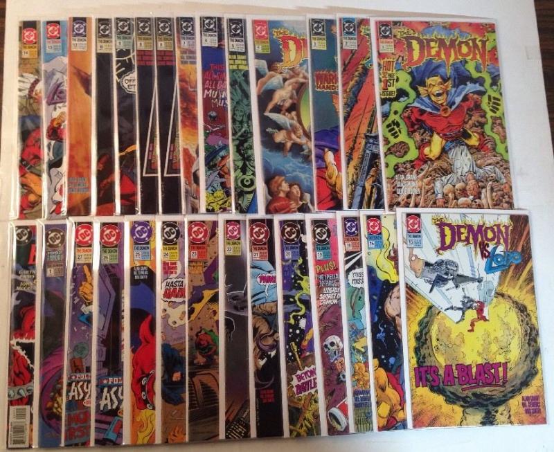 The Demon 1-10 12-16 18-27 Annual 1-2 28 Books Near Mint Lot Set Run 1990