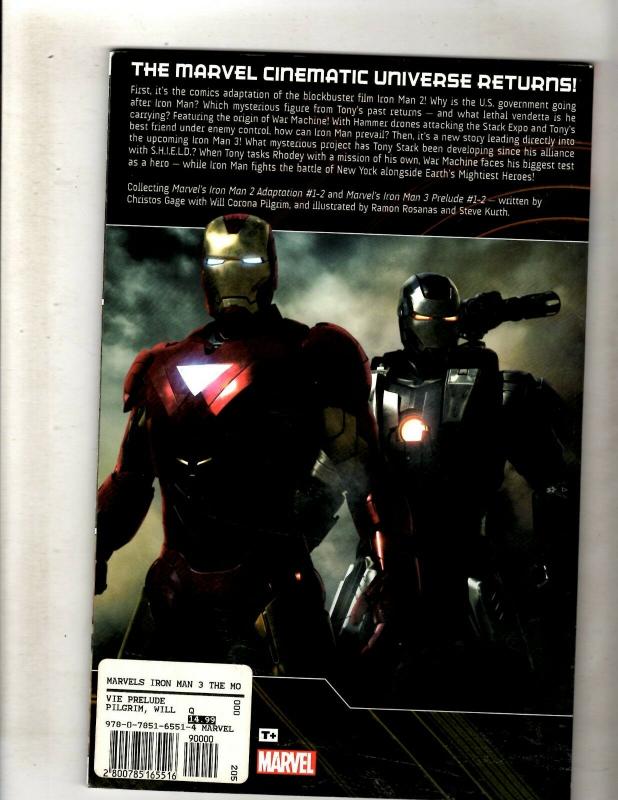 Iron Man 3 Prelude Marvel Comics Graphic Novel TPB Comic Book War Machine J352