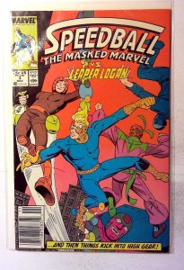 Speedball #3 (1988) Marvel Comics Newsstand 1st Print Comic Book