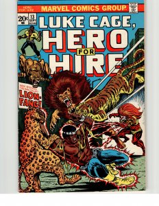 Hero for Hire #13 (1973) Luke Cage