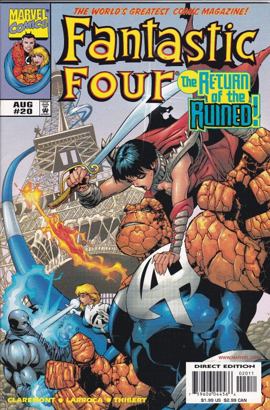 Fantastic Four #20, Vol. 3 (1998-2003) Marvel Comics 