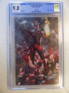 CAPTAIN MARVEL # 12 BROOKS VIRGIN DARK STAR CGC 9.8.