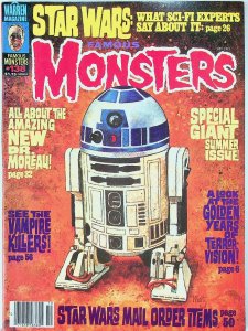 Famous Monsters STAR WARS No. 138 Oct 1977 Warren Magazine R2-D2 Cover