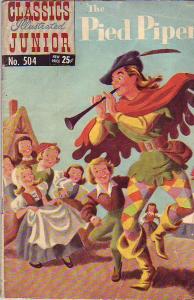 Classics Illustrated Junior #504 (Nov-66) GD Affordable-Grade The Pied Piper