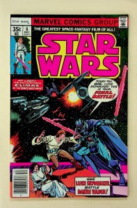 Star Wars #6 Marvel Comics Group Luke Skywalker Darth Vader 1977