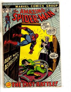 Amazing Spider-Man # 115 FN Marvel Comic Book Green Goblin Vulture Stan Lee JG9