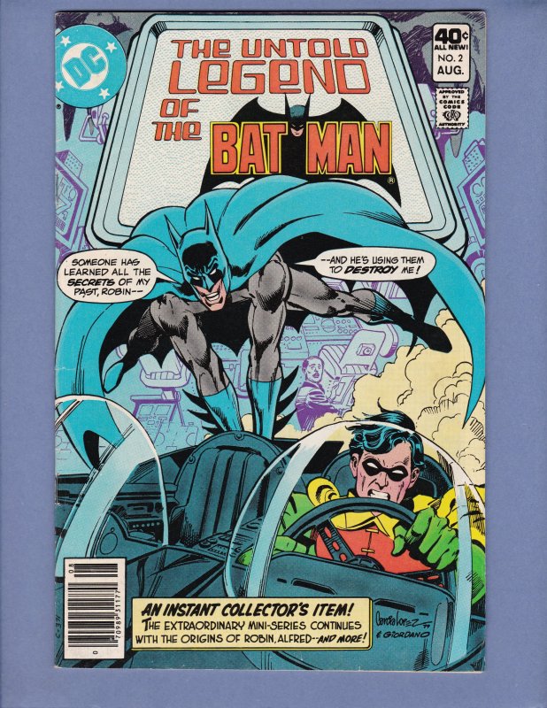 Untold Legends of Batman #2 FN Robin DC 1980