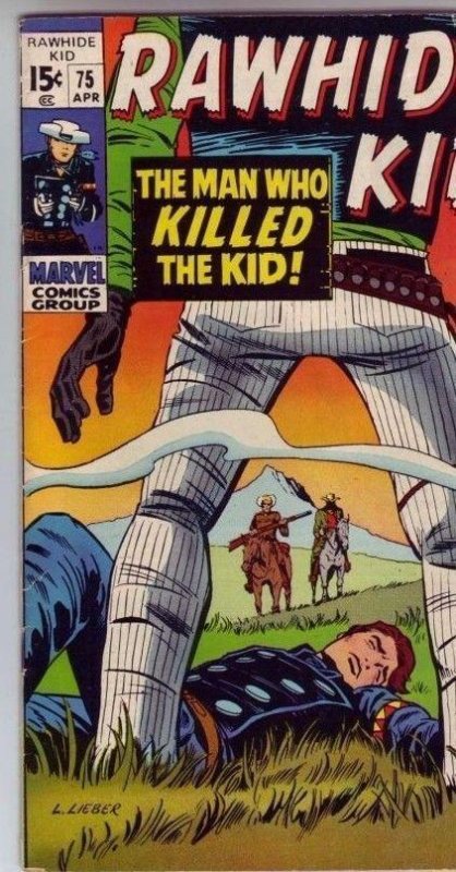 Rawhide Kid #75 strict VF+ 8.5 High-Grade  Tons more Westerns posted up now