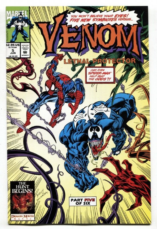 Venom: Lethal Protector #5 1993 1st appearance of Phage- Lasher- Riot - Agony.
