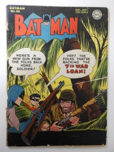 Batman #30 (1945) GD/VG Condition see description