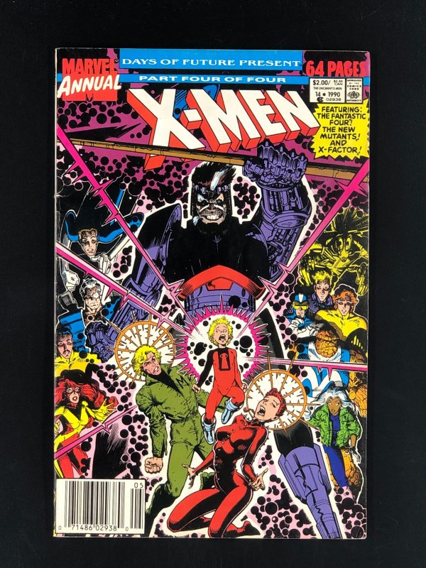 X-Men Annual #14 (1990) VG/FN Days of Future Past Present Art Adams pt 4