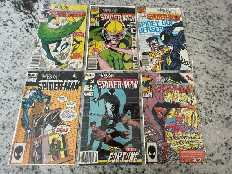 6 Web Of Spider-Man Marvel Comic Books # 6 10 12 13 15 24 Goblin Rhino DH26 