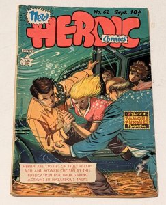 New Heroic Comics #62 (Sept 1950, Eastern) VG 4.0 Bill Everett Double Cover 