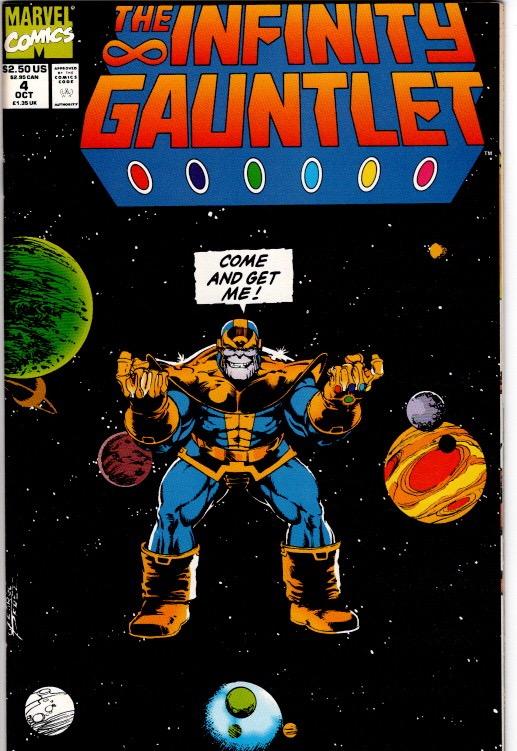 INFINITY GAUNTLET #4 NEAR MINT $10.00