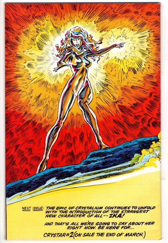 The Saga of Crystar, Crystal Warrior #1 (1983) Marvel Comics