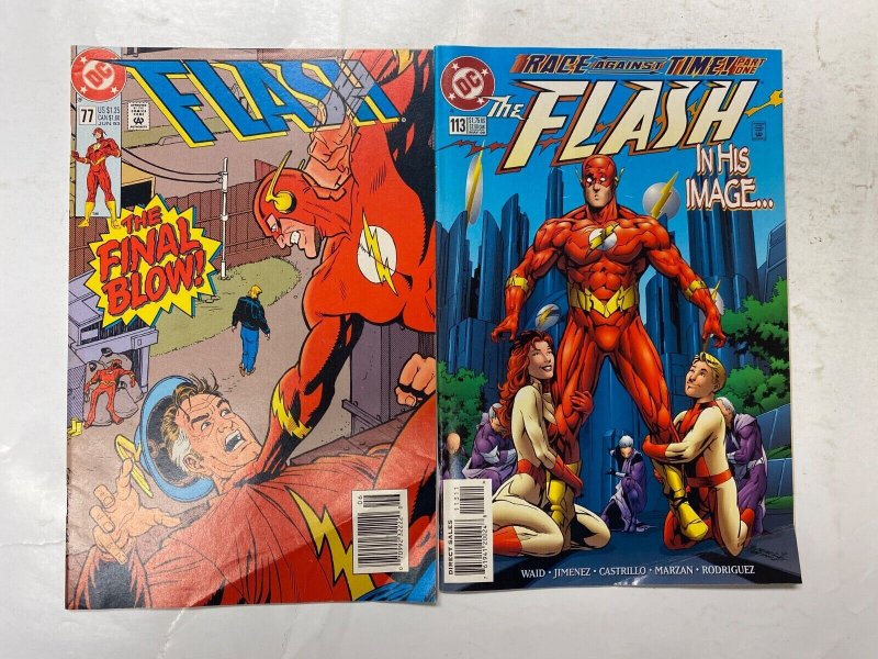 5 DC comic books Flash #320 #22 77 113 Super Powers #4 19 KM31