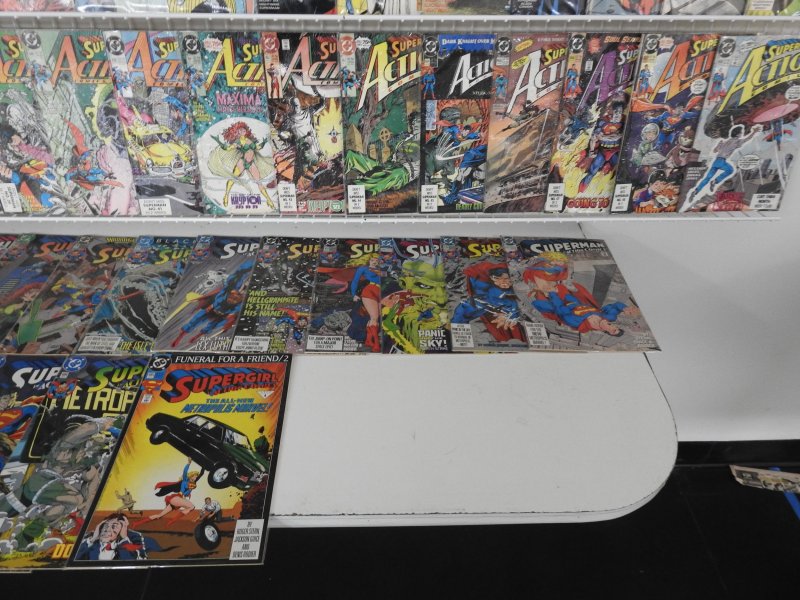 Huge Lot 140+ Comics W/ Superman,  JLA, Action Comics+ Avg VF Condition!!