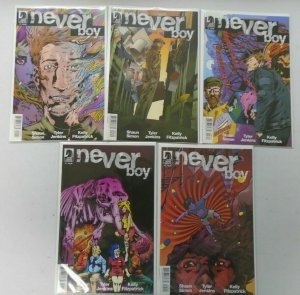 Never Boy lot #1-5 NM (2015 Dark Horse)