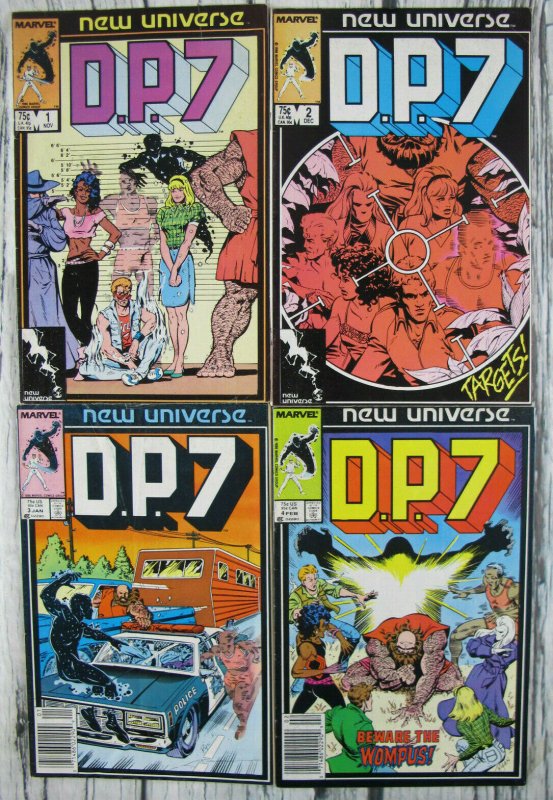 DP 7 New Universe Marvel 1986 Comic Lot #1 2 3 4 5 6 11 12 13 14 15 16 17 18 VF