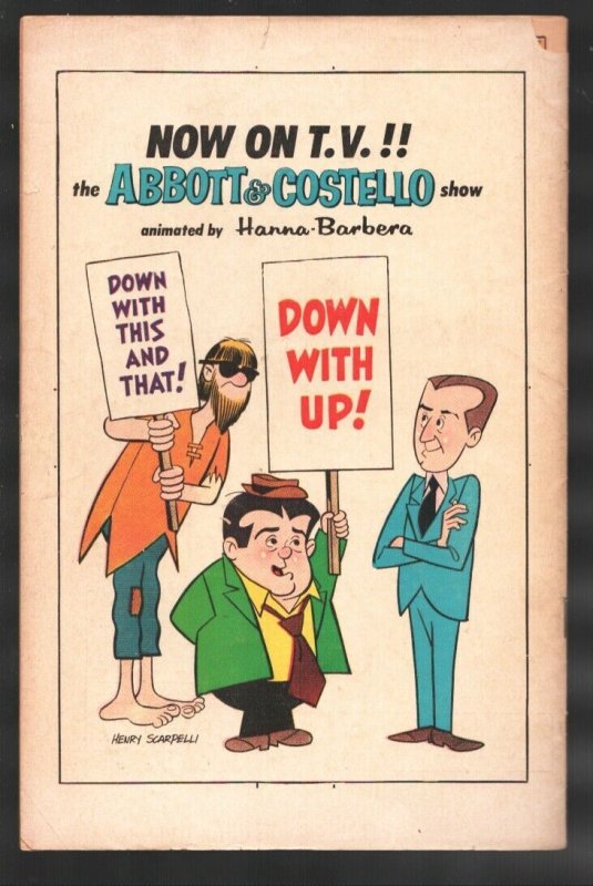 Abbott & Costello #1 1968-Charlton-First issue-Hanna-Barbera cartoon inspired...