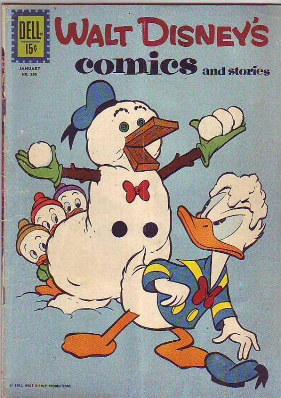 Comics and Stories, Walt Disney's #256 (Jan-62) VG Affordable-Grade Donald Du...