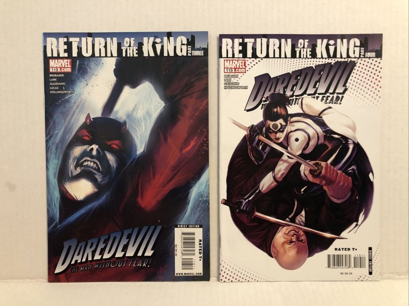 Daredevil #115 , 117,118,&119 Lot Of 4