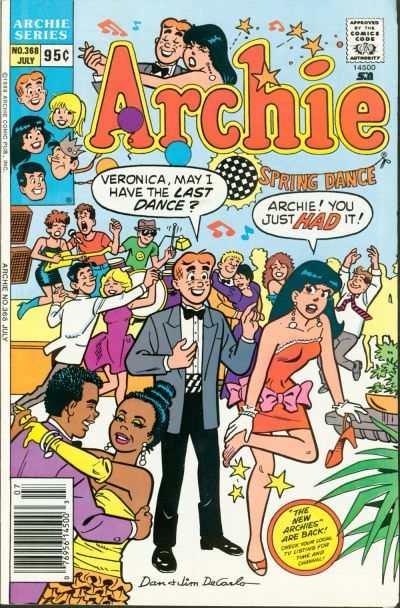 Archie Comics #368, VF+ (Stock photo)