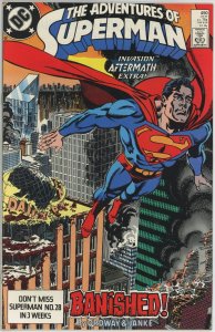 Adventures of Superman #450 (1987) - 9.8 NM/MT *Invasion Extra: Aftermath*
