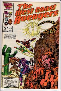 West Coast Avengers #17 (1987) 9.8 NM/MT